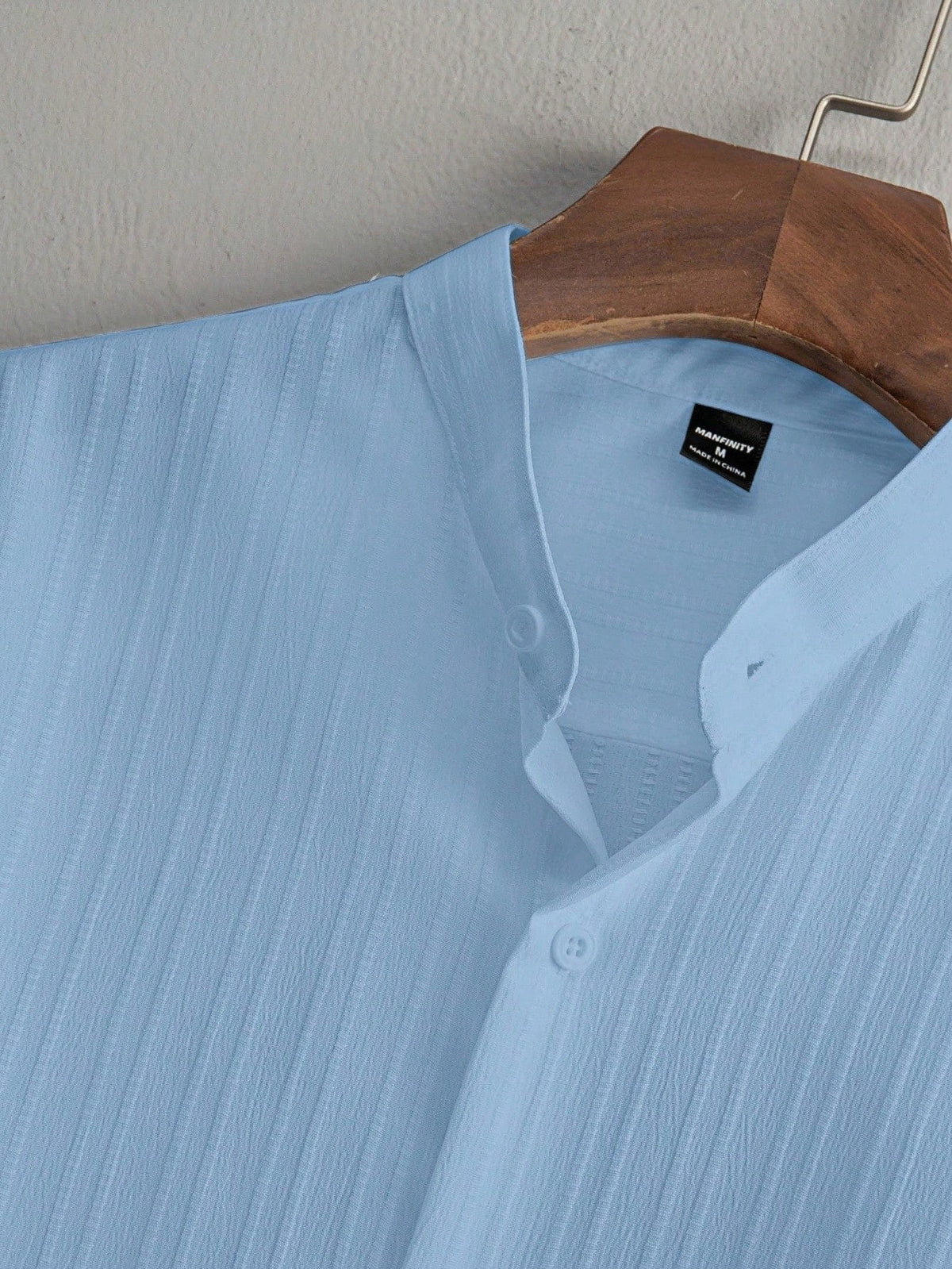 Premium Sky Blue shirt & Black  track Pent Co-ords set For Man -Lafabrila