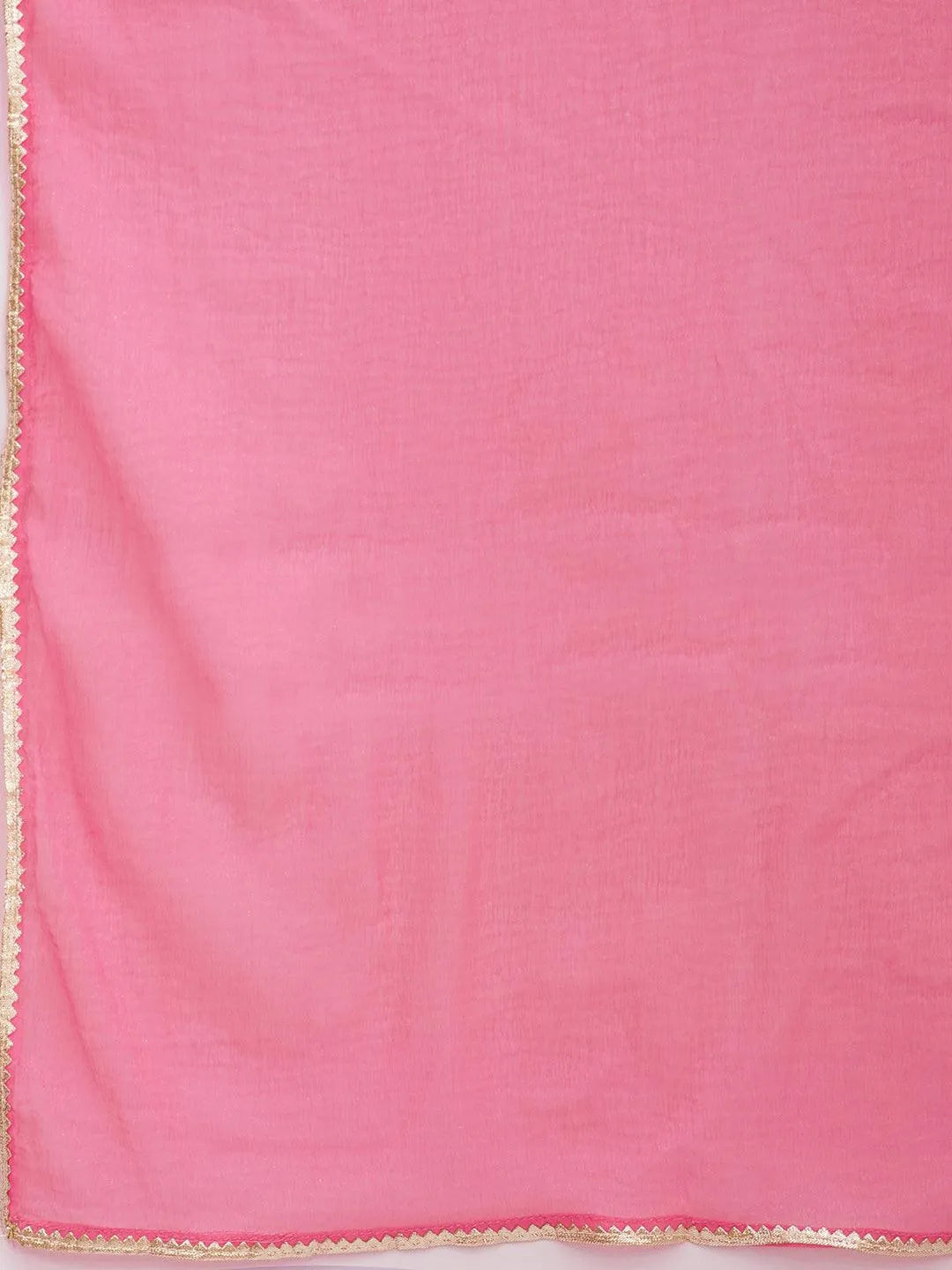 Libas Pink Yoke Design Cotton Anarkali Suit With Dupatta