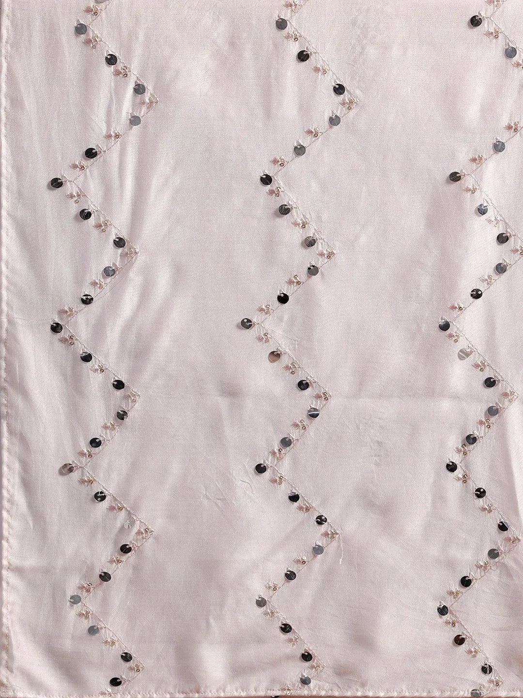 Gerua Light Pink Yoke Design Silk Blend Straight Suit With Dupatta