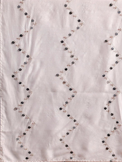 Gerua Light Pink Yoke Design Silk Blend Straight Suit With Dupatta