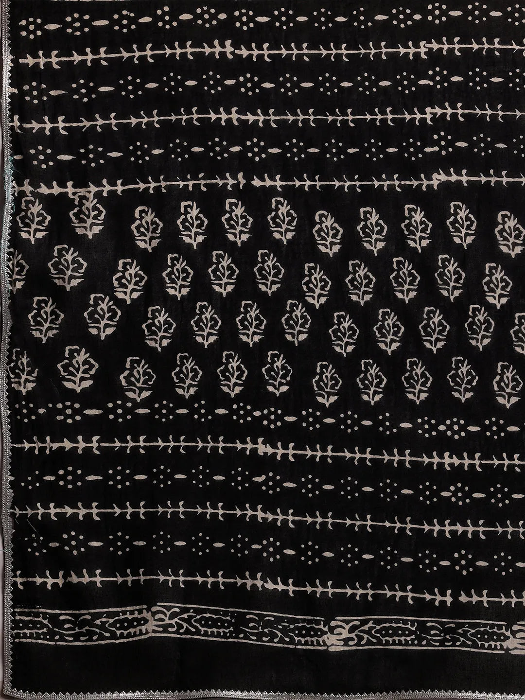 Libas Monochrome Printed Cotton Straight Suit With Dupatta