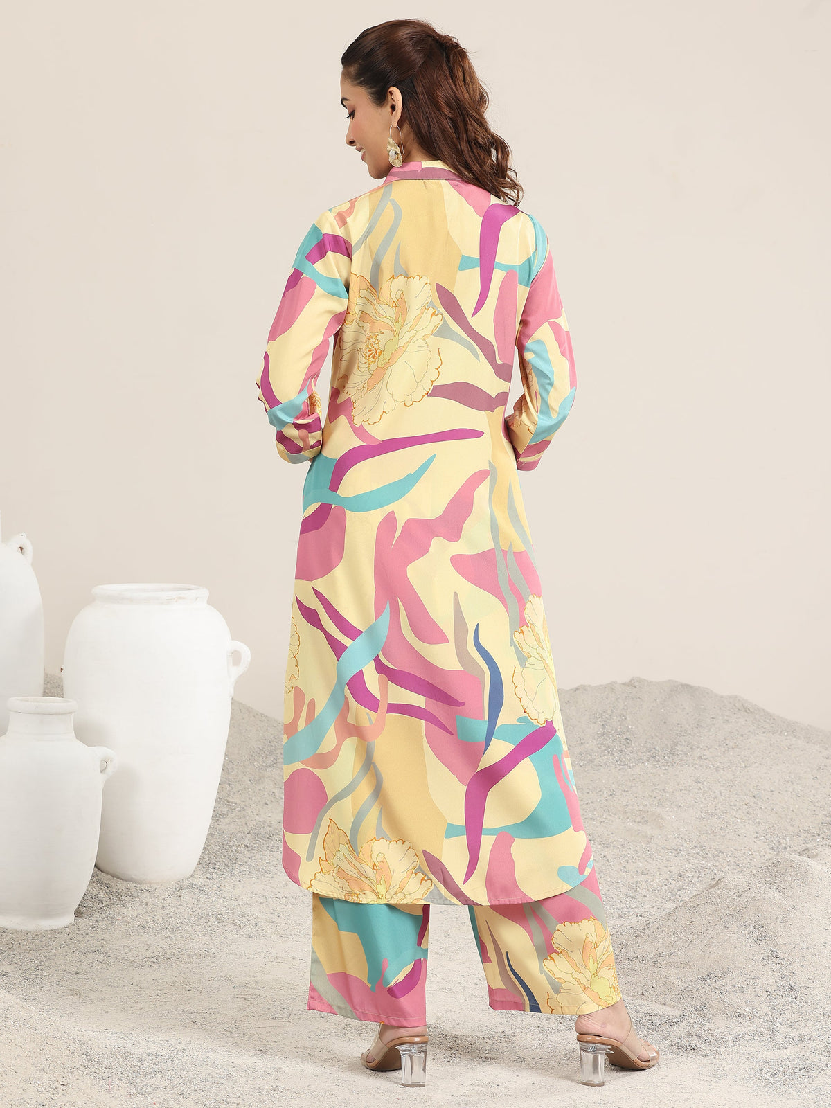 Libas Multi Printed Poly Crepe Co-Ord Sets