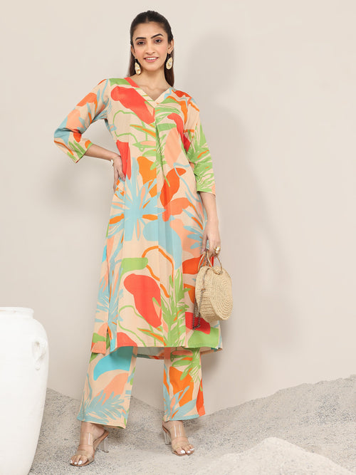 Libas Multi Printed Poly Crepe Co-Ord sets