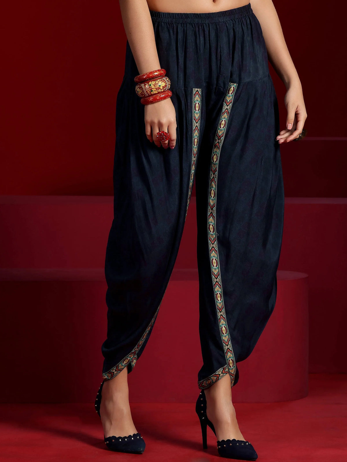 Libas Art Multi Printed Silk Blend Co-Ords