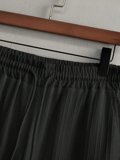 Premium white shirt & Black  track Pent Co-ord set For Man -Lafabrila