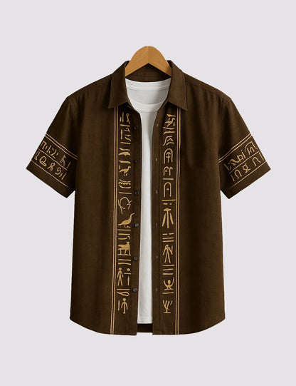 Ancient Pattern Men's Shirt - XPST