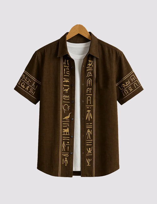 Ancient Pattern Men's Shirt - XPST