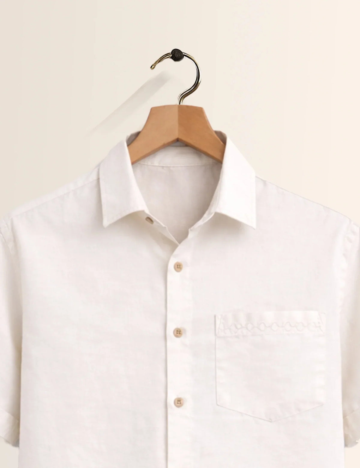 Bottom Flower Printed Men's Shirt - XPST