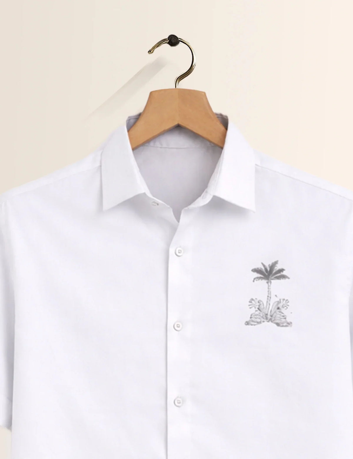 Bottom Grass Printed Men's Shirt - XPST