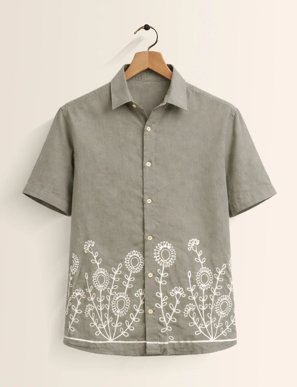 Bottom Mandala Printed Men's Shirt - XPST