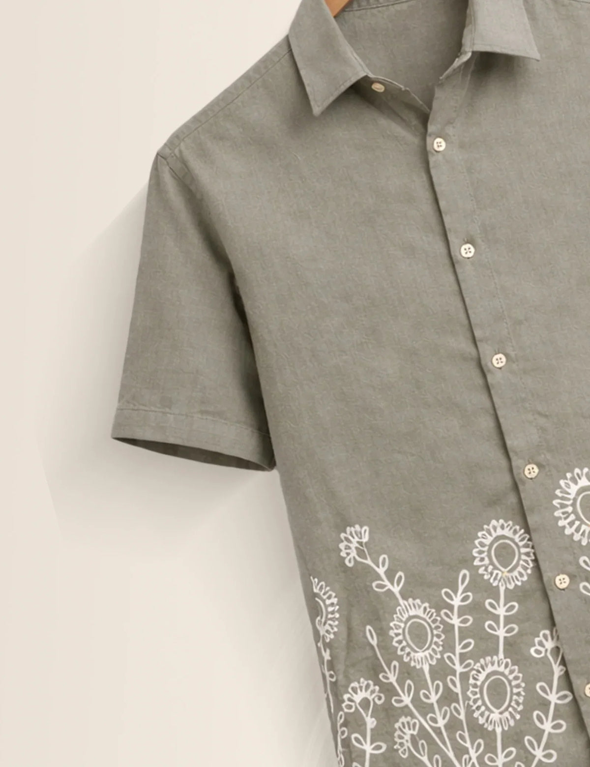 Bottom Mandala Printed Men's Shirt - XPST