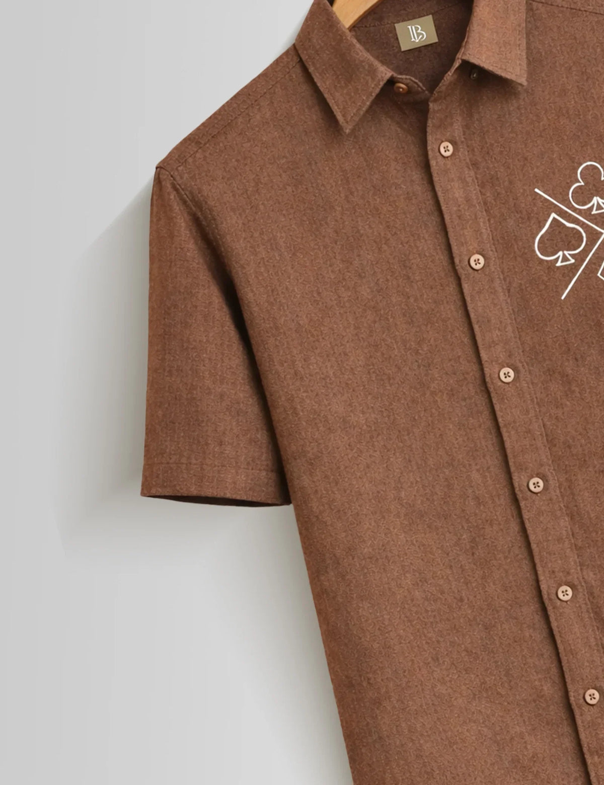 Brown Spades Men's Shirt - XPST