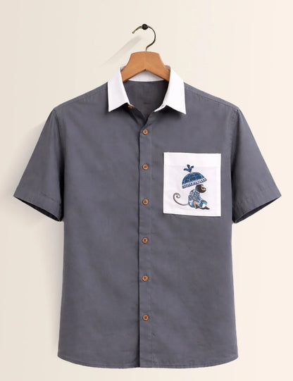 Grey Brand Printed Men's Shirt - XPST