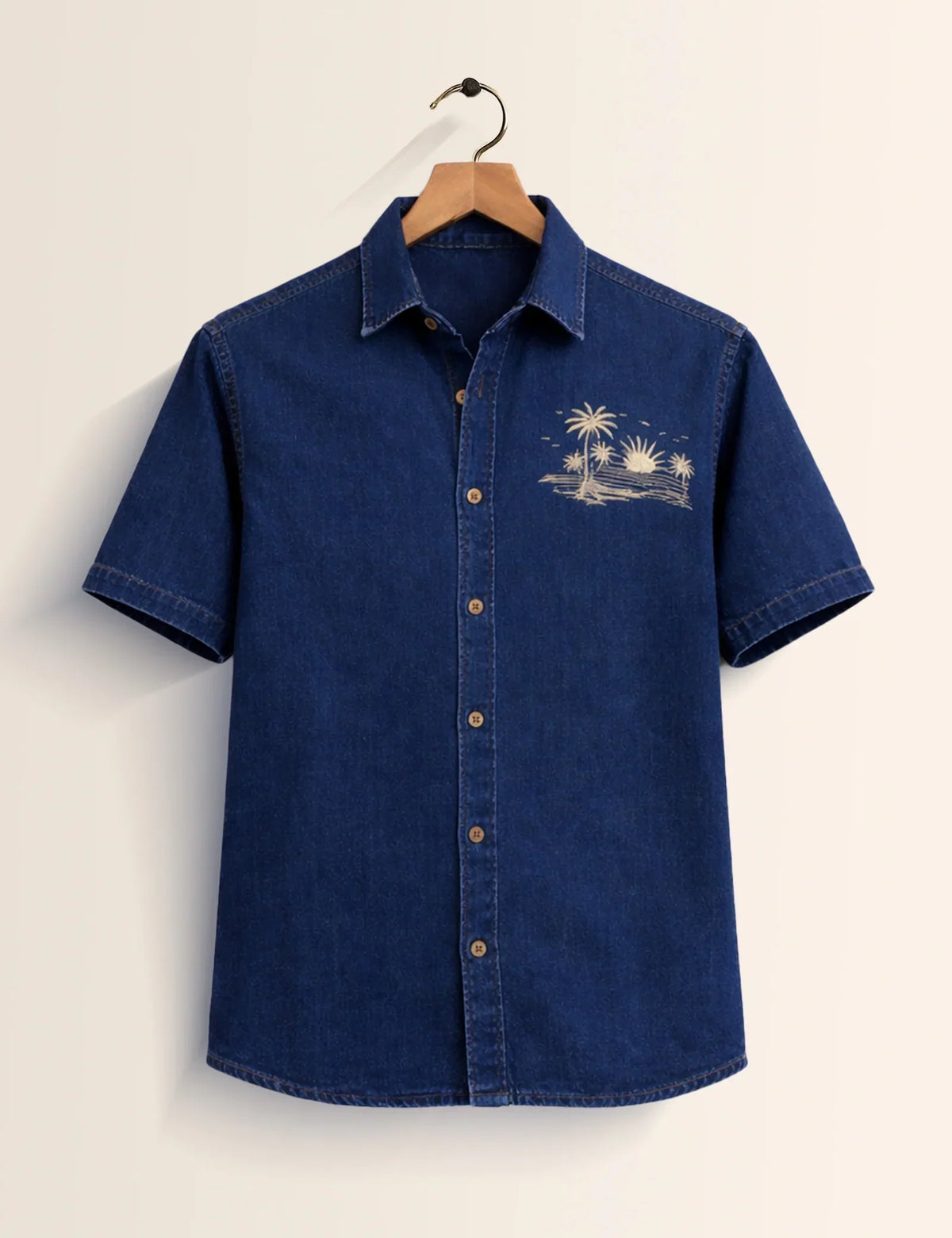 Jeans Beach Printed Men's Shirt - XPST