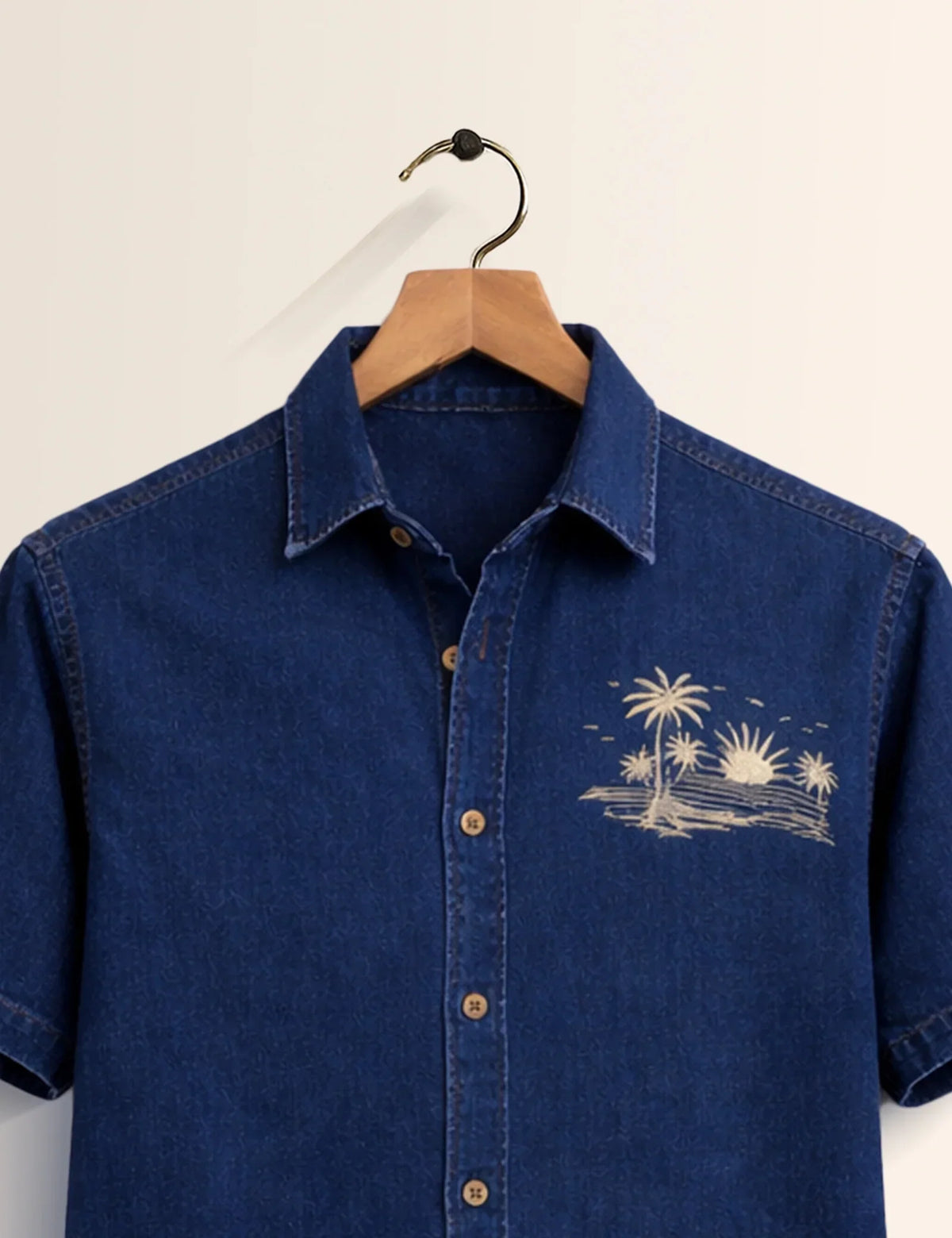 Jeans Beach Printed Men's Shirt - XPST