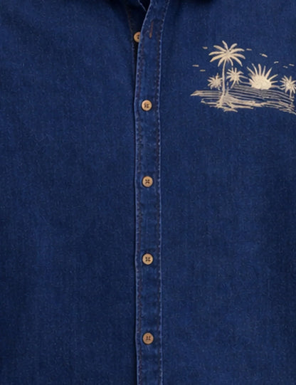 Jeans Beach Printed Men's Shirt - XPST