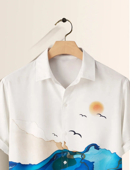 Oil Painting Men's Shirt - XPST