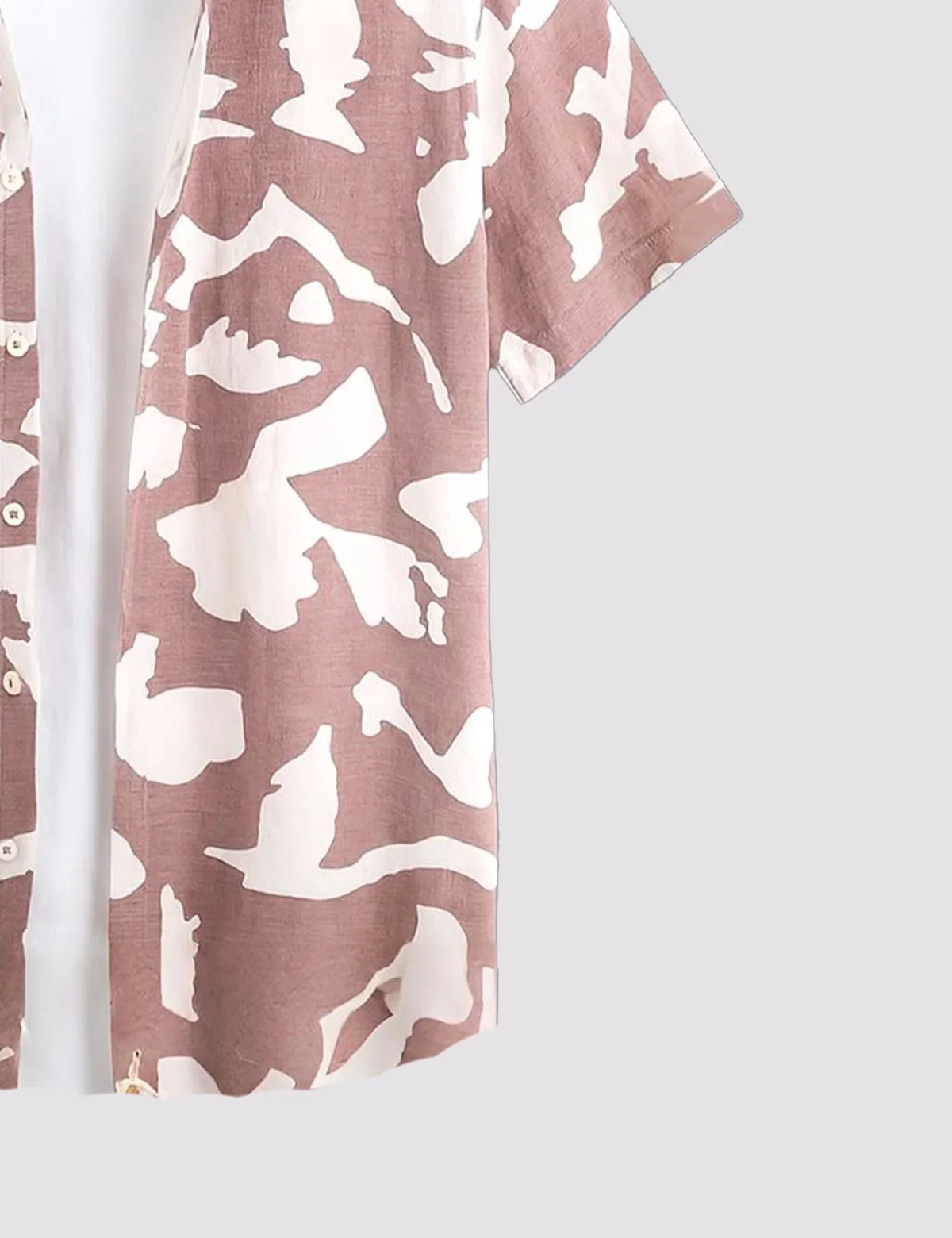 Pink Abstract Men's Shirt - XPST