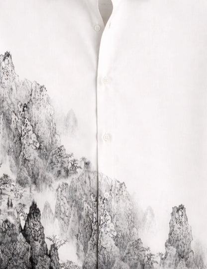 White Mountaining Printed Men's Shirt - XPST