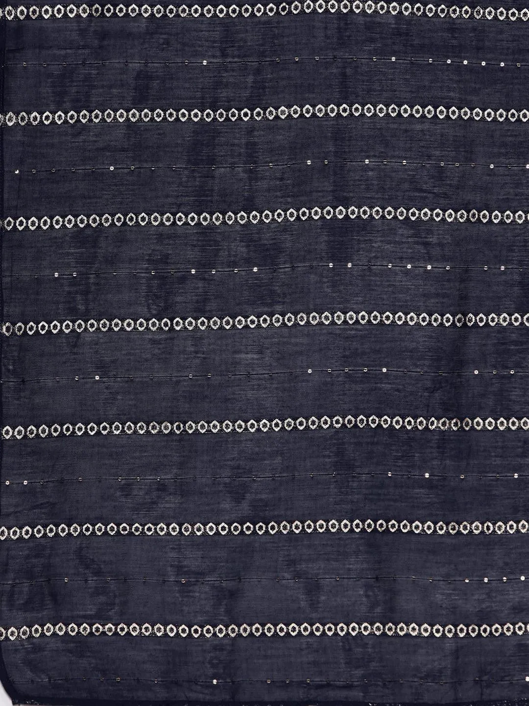 Libas Blue Yoke Design Silk Blend Straight Suit With Dupatta